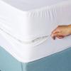 Plastic Mattress Protector Zippered Queen, Waterproof Vinyl Mattress Cover, Heavy Duty Noiseless Mattress Encasement