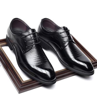 Formal Erkek Ayakkabıları Dermis İş Elbisesi Deri Ayakkabılar Erkek Sivri Burun Bağcıklı Deri Elbise Ayakkabıları Zapatos De Cuero Para Hombres
