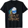 Milk Is Chillin Retro 80's T-Shirt