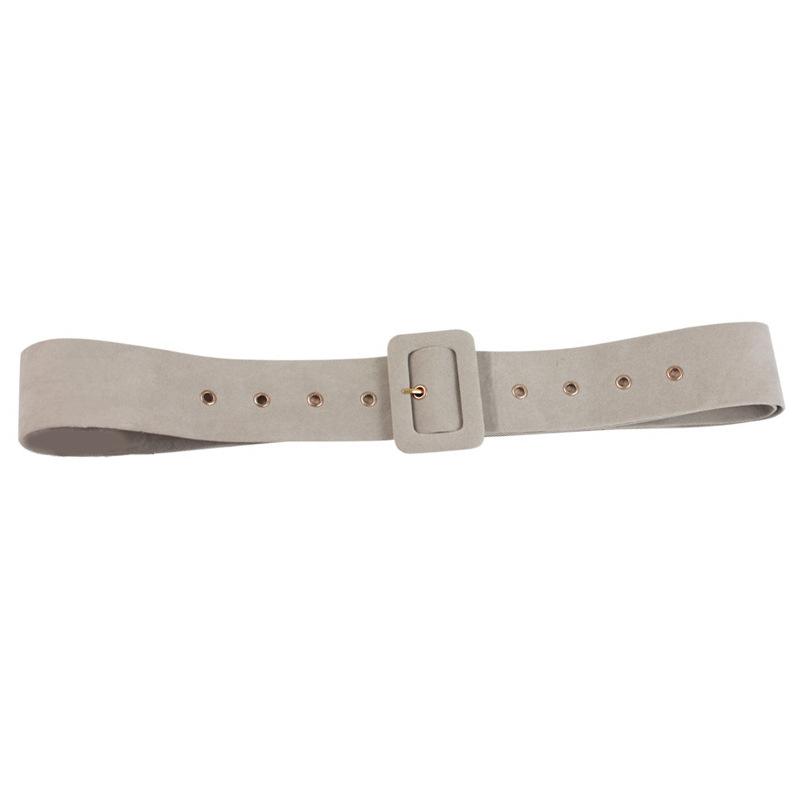 Soft Velvet Belt with Pin for Women and Men