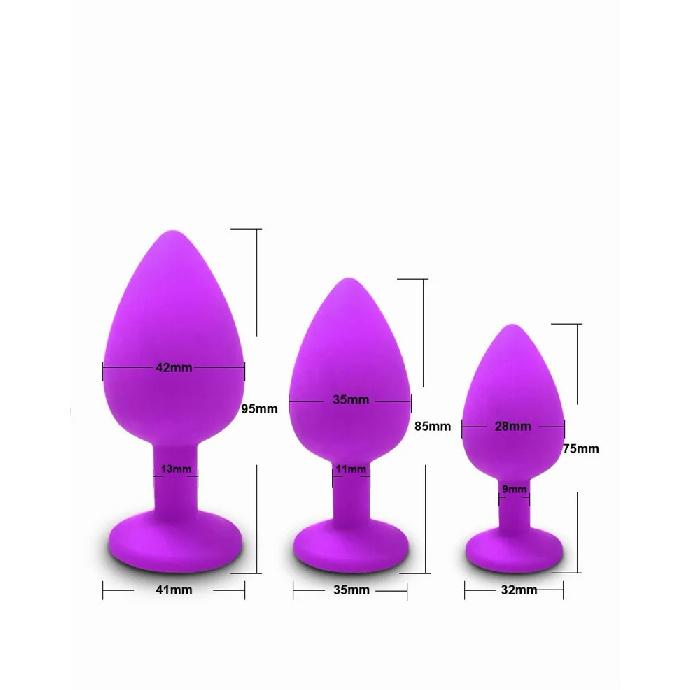 YuKui Silicone Butt Anal Plug 3 Different Size Sexual Product Anal Sex Toys For Women Couples Dildo Vibrator Goods For Adults18