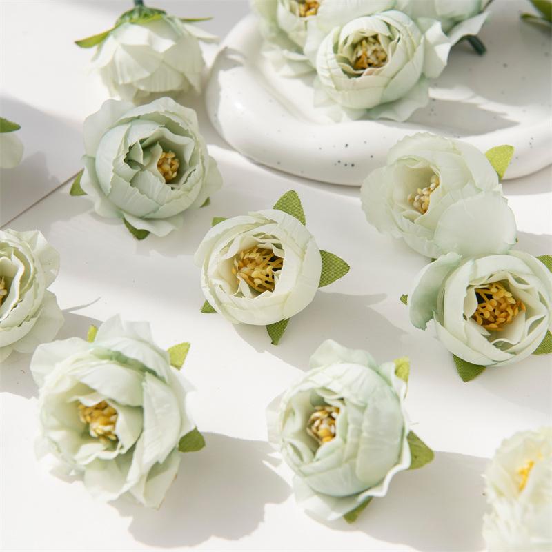 Fiori di Rosa Artificiali Fatti a Mano Materiale per Ghirlande Fai da Te Stile Ins Floreale Vintage Tea Decorazione Matrimonio Fiori Finti Oggetti di Scena per Foto Fiori Finti
