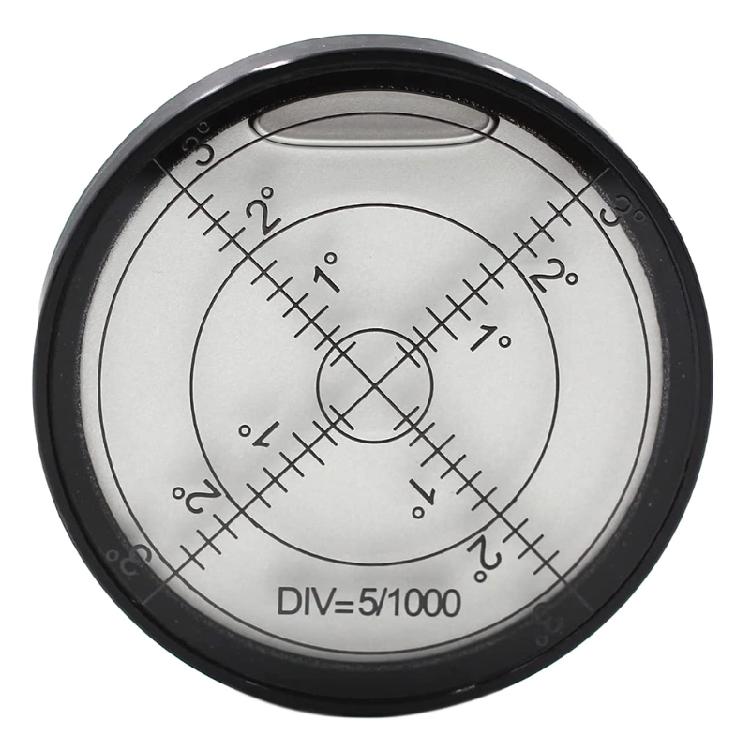 Round Bullseye Bubble Level Bullseye Spirit Bubble Level For Surveying Instrumen