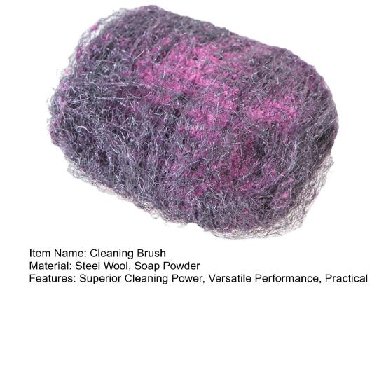 10/20/50Pcs Steel Wool Soap Pads Easy to Use Multi-functional Baking Damage Cleaner