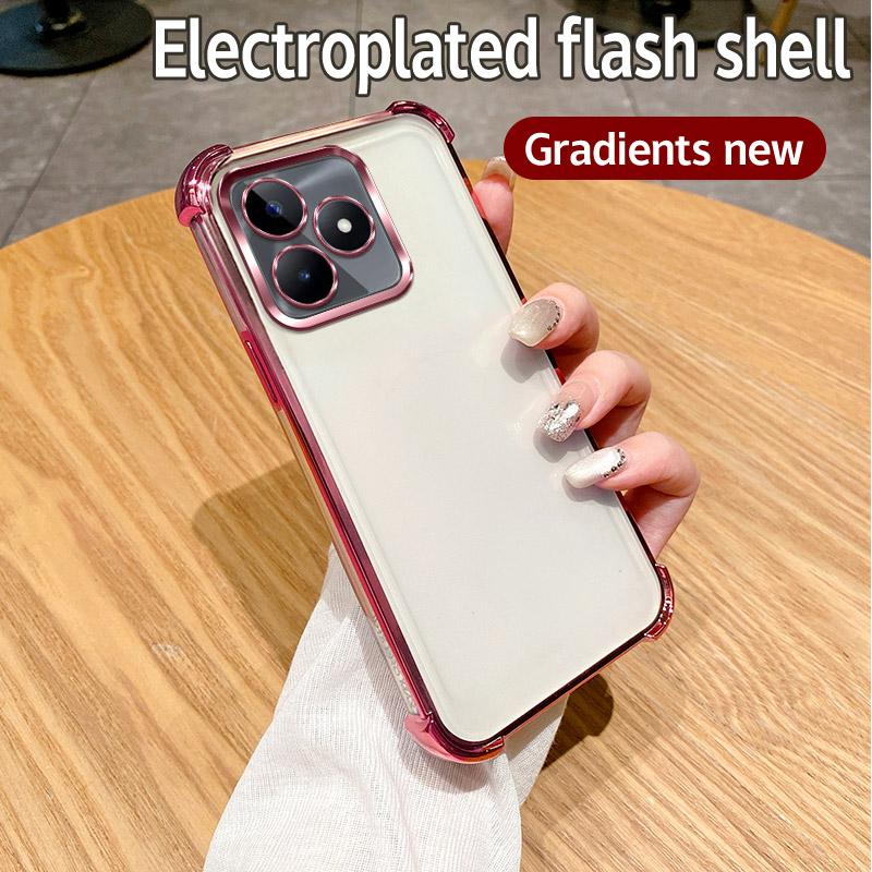 For OPPO Realme C63 Case Realme C61 Narzo N63 Phone Case Shiny