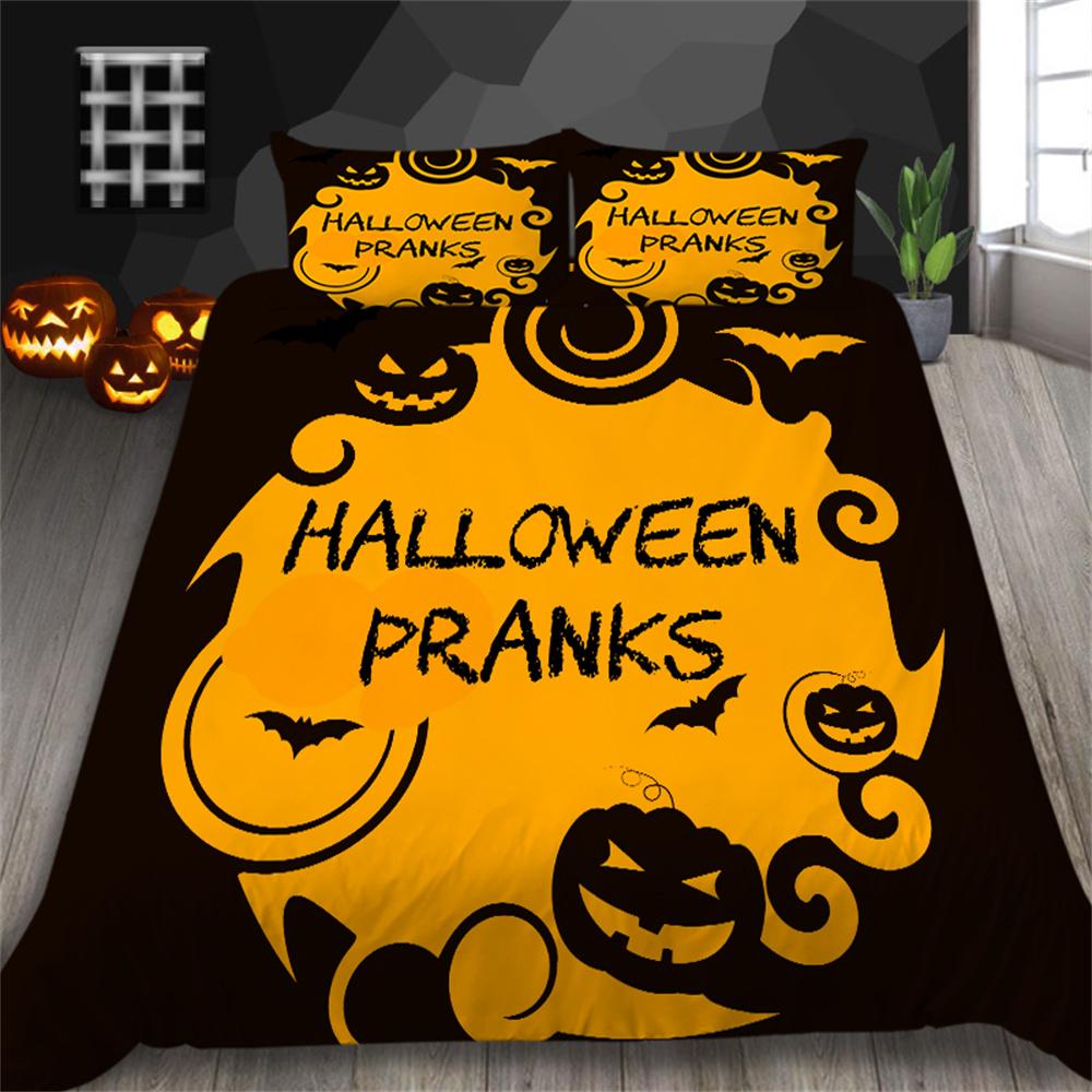 Duvet Cover Set Halloween Home Bedclothes Luxurious Bedding Sets King Size Bedding with Pillowcase Children Bedding Set