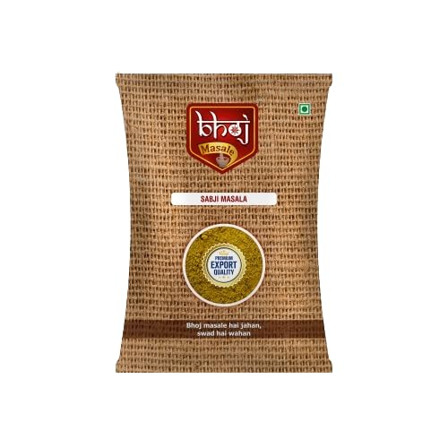 

Bhoj Masale Sabji Masala Powder 100GM | Spices with Natural Ingredients For Healthy and Delicious Cooking. No Colour, No Preservatives, No Onion