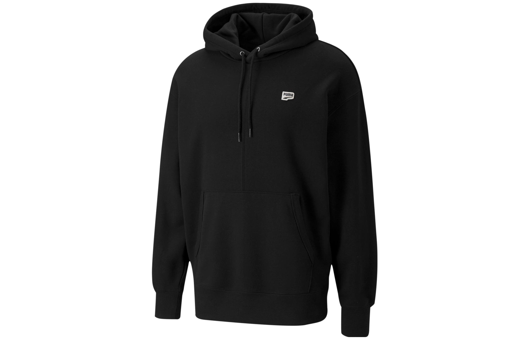 PUMA Sweatshirts Men s Black Hooded Moderate Regular 533040-01 S