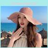 Summer Striped Bucket Hat With Wide Brim For Women Sun Protection And Breathability