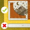 Wooden DIY Knitting Board with Stitch Markers - Square Handcrafted Yarn Tool for Weaving Art, Durable Craft Gift Set