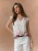 Women's Summer New Arrivals Resort Style Floral V-Neck Blouse