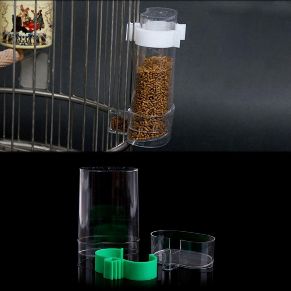 Cage Parrot Feeder Cockatiel Parakeet Water Dispenser Automatic Bird Food Feeder