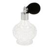 Vintage Carved Short Spray Glass Empty Refillable Crystal Perfume Bottle with Spray Atomizer 100ml Home Decorative Bottle