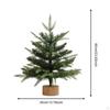 Desktop Christmas Tree Artificial Realistic Decoration Small Xmas for Party Room