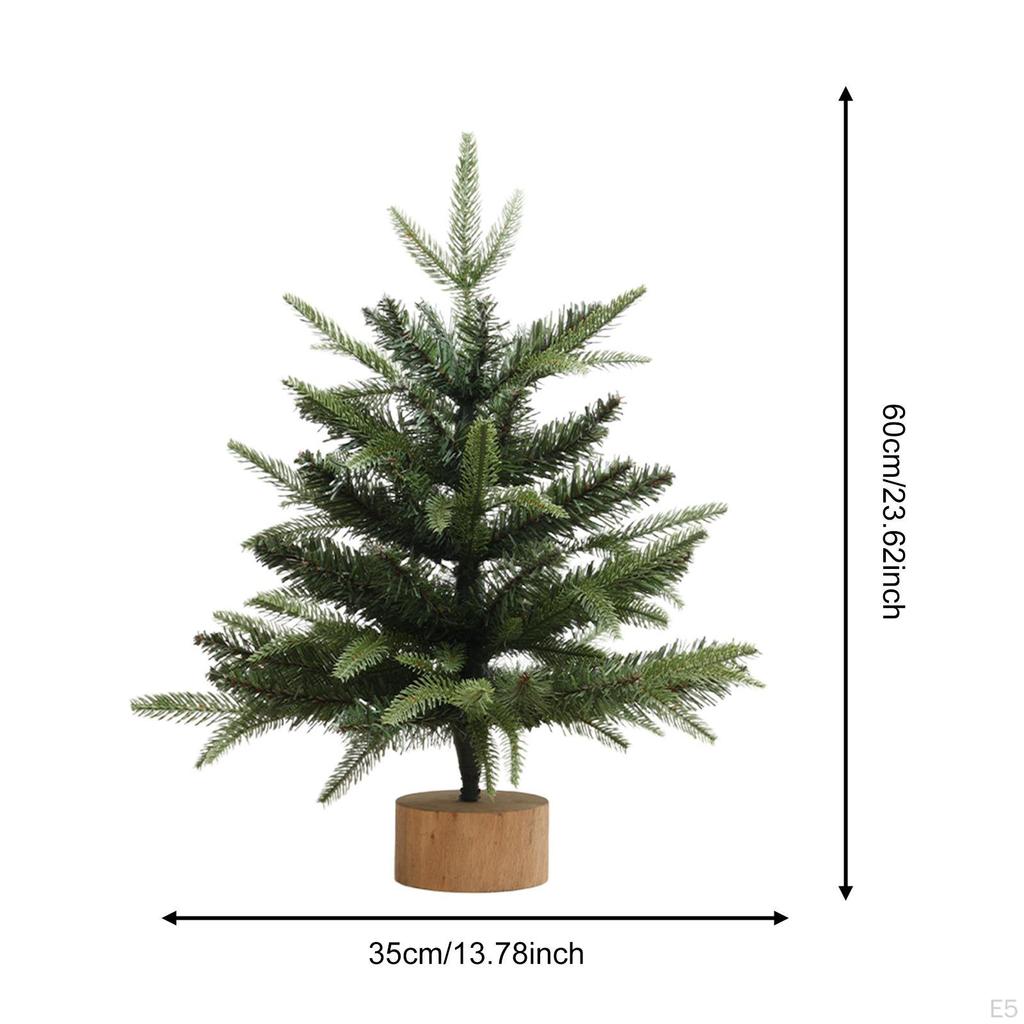 Desktop Christmas Tree Artificial Realistic Decoration Small Xmas for Party Room