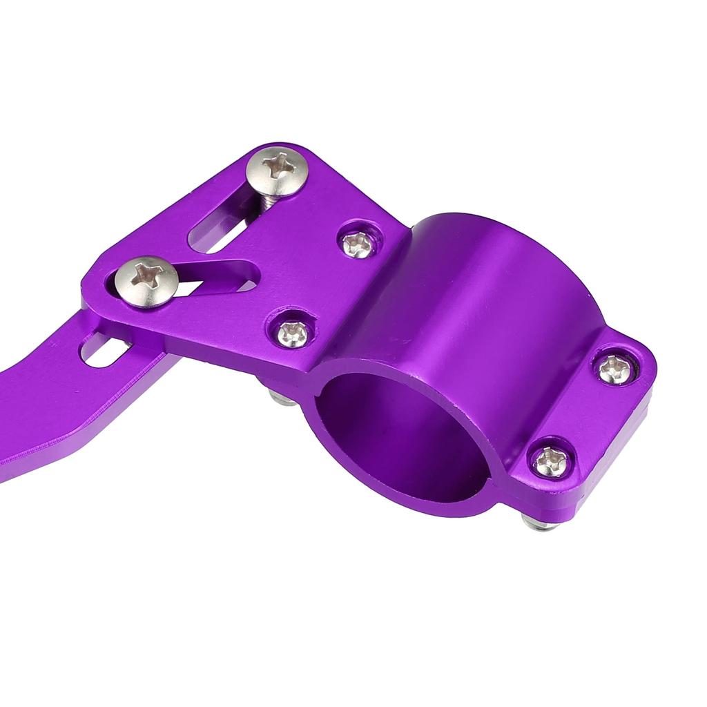 X AUTOHAUX Blunt Car Direction Indicator Extension Steering Wheel Extension Turn Rod Positioning Kit Rod Extension 2pcs Purple