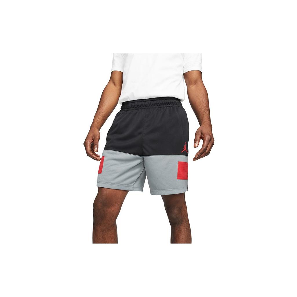 Jordan Contrast Quick-Dry Breathable Basketball Shorts Men Bottoms Black CZ4767-010