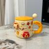 New Year's Day Gift for Girls Year of The Dragon Cup Small Gift for Best Friends Girlfriend Practical Water Cup Creative Gift Box Mug