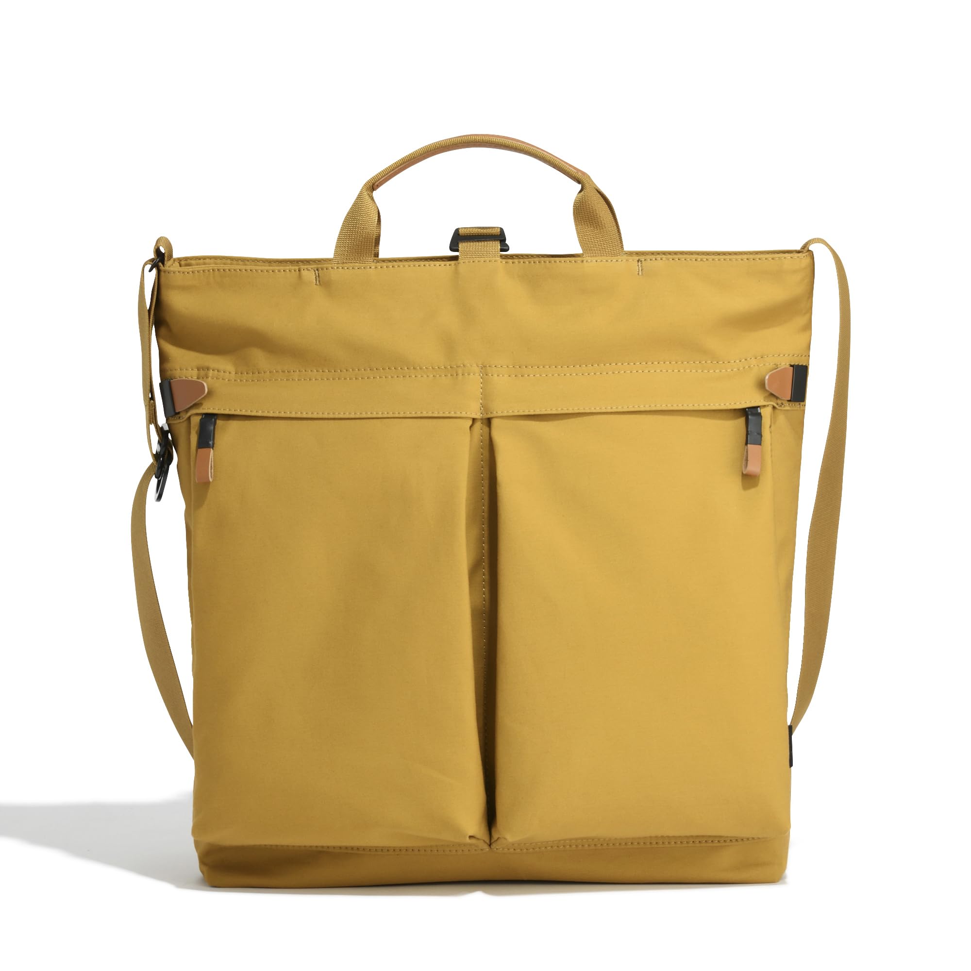 

[Antrac] CITY Tote Shoulder Bag, Ventile Fabric, B4 Size, Men s, Mustard