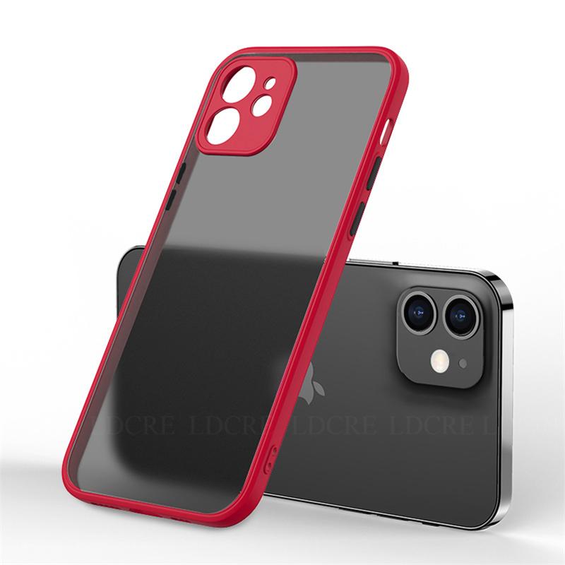 Für iPhone 13 Pro Max Hülle für iPhone 15 14 13 12 11 X XS XR 7 8 Plus Hülle Silikon Matt Transparent PC Gummi Schlank Weiche Hülle