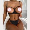 Sexy Women's Lace Open Lingerie Bra Set Hollow Out Babydoll Underwear Lingerie