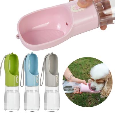 400ML Portable Pet Dog Water Bottle For Small Big Dogs Cats Puppy Drinking Bowls Chihuahua Yorkies Water Dispenser Pug Supplies