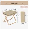 Extra Large Portable Folding Camping Stool