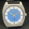 ALLWYN HAND-WINDING 6300A VINTAGE INDIA MENS BLUE COLOR DIAL WATCH a703946-1