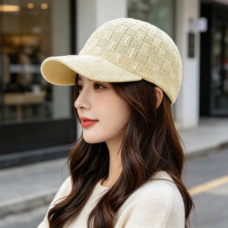 Women's Breathable Mesh Duckbill Cap - Spring/Summer Sun Protection Hat