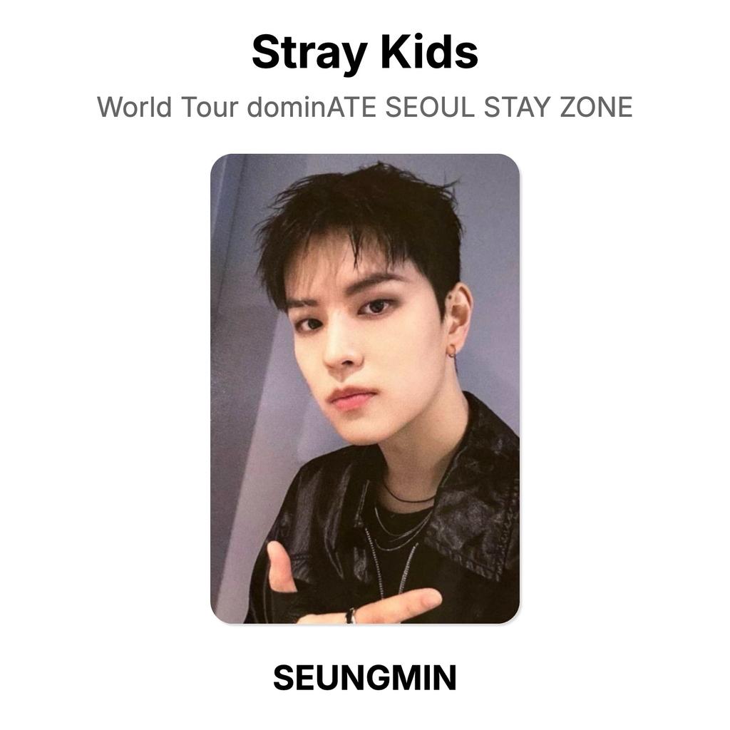Stray Kids World Tour dominATE SEOUL STAY ZONE Official Photocard