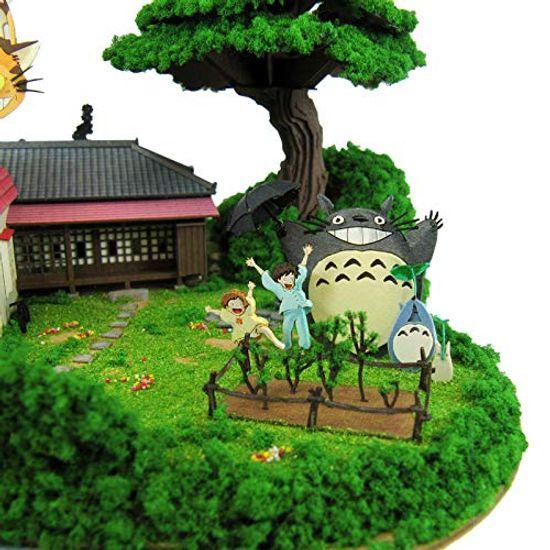 Sankei Studio Ghibli Serisi Komşum Totoro Diorama Totorolarla Dolu Kağıt El Sanatları MK07-35