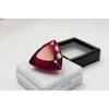 Stunning Red Color Ruby Mozambique Trillion Cut 32+ Ct Certified Loose Gemstone