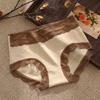 Culotte Triangle Jacquard Coton 7A Antibactérienne à l'Entrejambe Respirante et Douce pour la Peau, Taille Haute, pour Printemps et Été