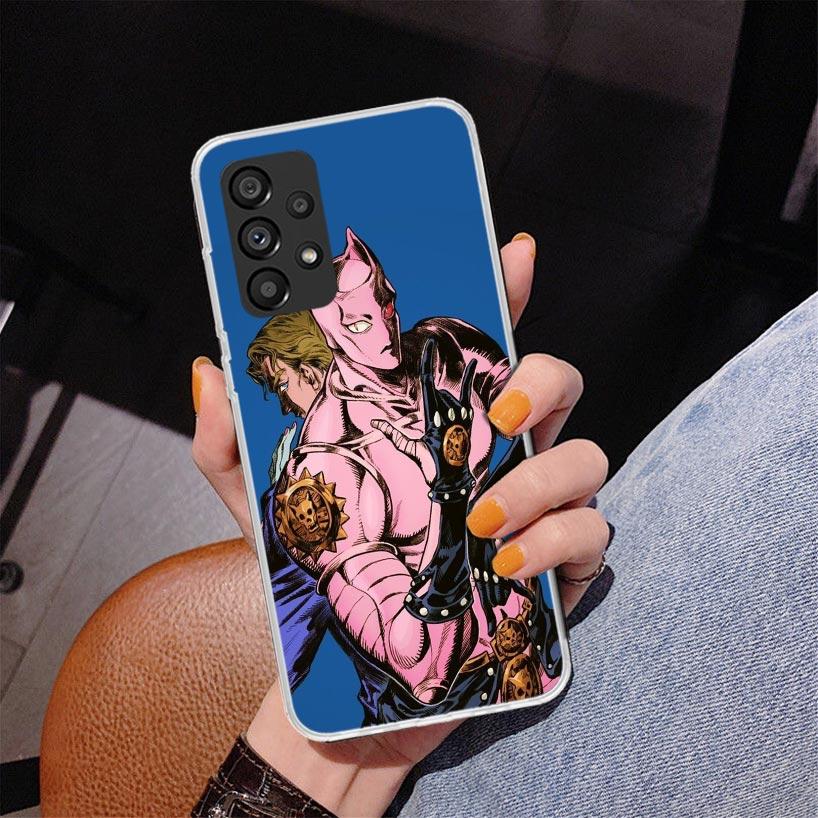 JoJo Adventure Killer Queen Phone Case For Samsung Galaxy A17 A16 A15 A14 A13 A57 A56 A55 A54 A53 A37 A36 A35 A34 A33 A26 A25 A2