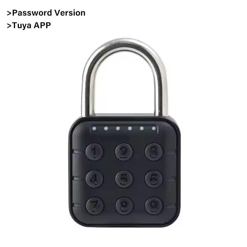 Smart Fingerprint Padlock Waterproof Keyless Security Bluetooth Electronic Luggage Bag Case Anti-theft Lock Outdoor Door Padlock