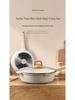 Thickened Maifan Stone Non-Stick Flat Bottom Wok for Induction & Gas Stoves - Ideal for Steak and Stir-Fry