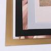 3PCS Wall Mount Magnetic Picture Frame Portable Plastic Document Holder Display Frame Square Award Frame Wall