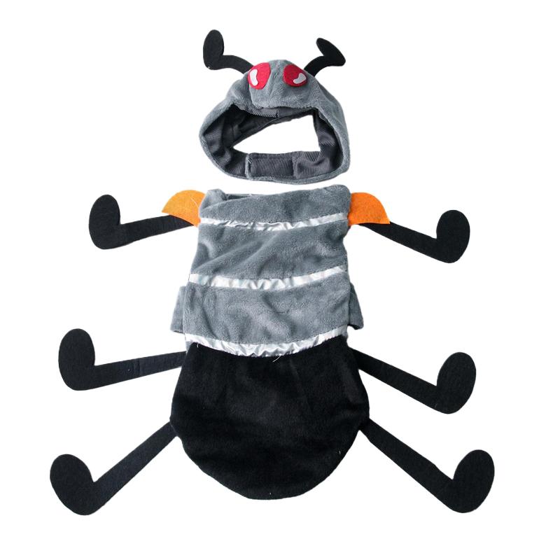 Funny Plush Ant Creative Cat Small Dog Transformation Costume With Cap Warm Clothing Party Festival Decoration Cosplay Clothing