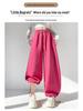 Pantalon de survêtement décontracté large à jambes évasées pour femme, résistant, avec strass, pour le printemps et l'automne
