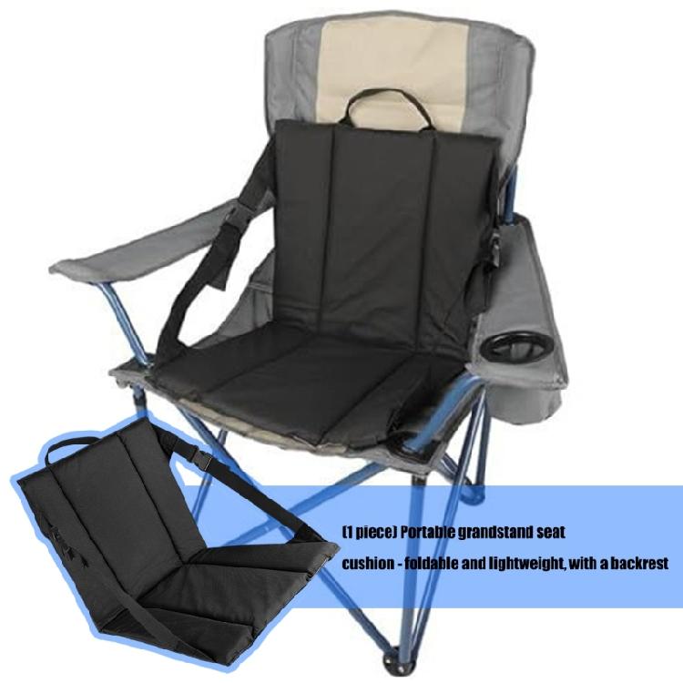 Reisefreundliches faltbares Stadionkissen Verstellbarer Schultergurt Wasserdichte Materialien für Rasenstühle Camping
