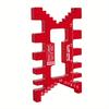 Precision Tenon Gaps Gauge Aluminum Dovetail Jig Metric&Inch Measuring Tool Woodworking Tenon Caliper Table Saw Depth Gauge