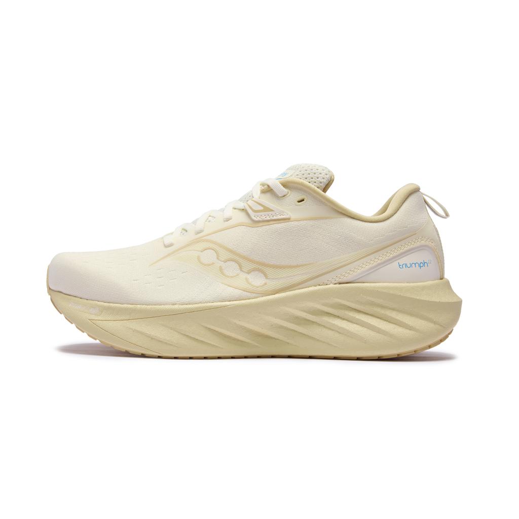 SAUCONY Triumph 22 Comfortable Versatile Flagship Flexible Winter Running Breathable Low-Top Running Shoes Unisex Running Shoes Beige S20964-601