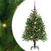 Christmas Tree with 150 LEDs and Stand Green 120 Cm PE