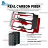 Real Soft Carbon Fiber Sticker For Ford Focus MK4/Focus ST 2019 2020 2021 2022 2023 2024 2025 LHD RHD Car Gear Shift Frame Panel