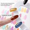 120 Colors Nail Color Display Book Disassemble Snap On Design Nail Display Book with 120Pcs Nail Tips White for Manicurist