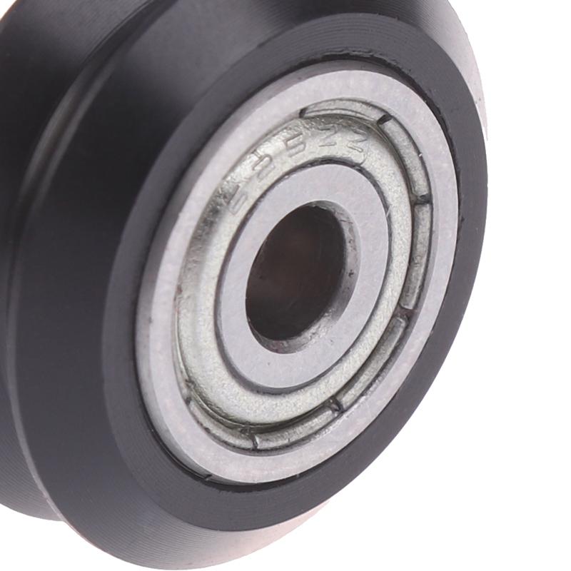 5Pcs Pom Wheel With 625Zz Linear Bearing 3D Printer Pom Wheel Plastic Pulley V-Type Wheels For Laser Engraver Parts