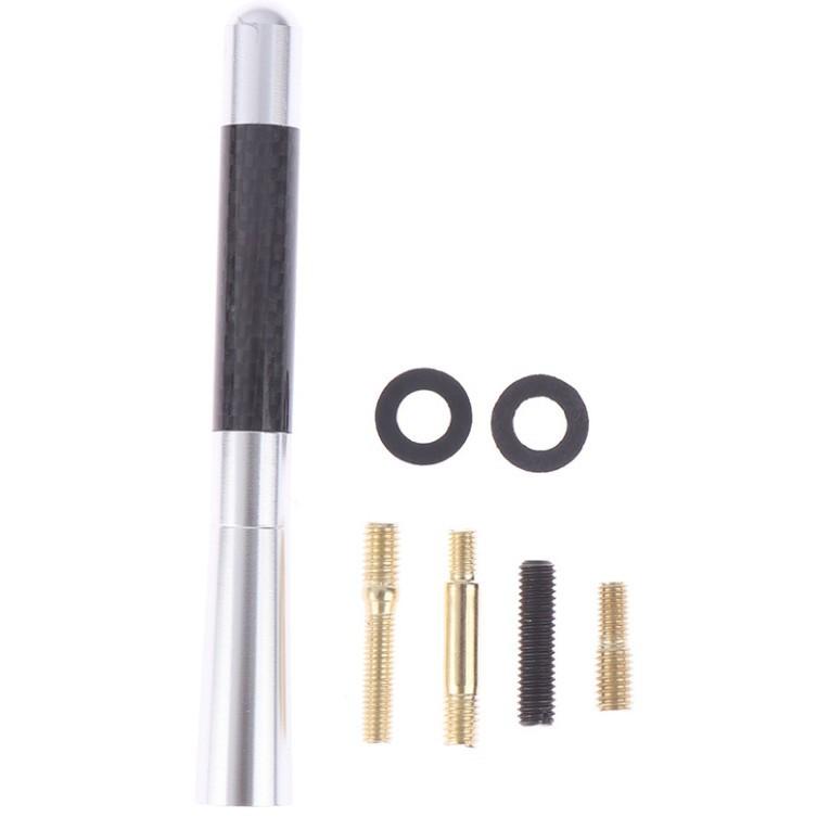 Beautiful 12cm Aluminum Alloy Carbon Solder Antenna for Car Roof Decoration Car Antenna Modification