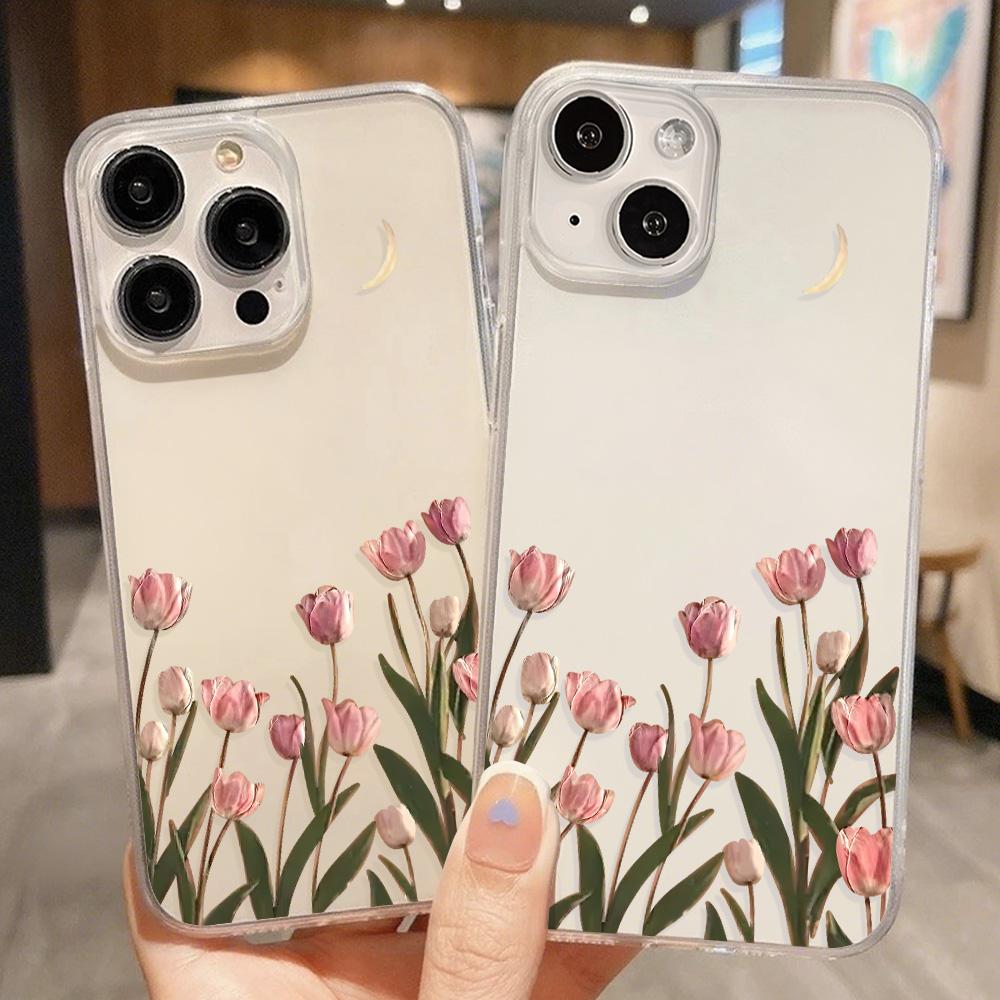 Acrylic Phone Case for iPhone 11 12 13 14 Pro 12 14 16 Pro Max for Samsung A16 A36 A56 S24 FE High-quality Painted Anti-fall Mobile Phone Case