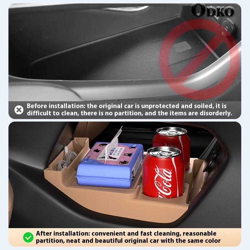 Silicone Storage Box FOR Geely Xingyue L Console Modification Anti-slip Pad Car Accessories Organizer Decoration