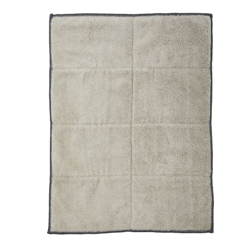 Dish draining mat, absorbent, washable | b2c Microfiber Multi-Cloth (Charcoal Gray)